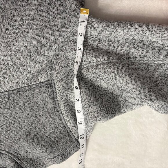 Mens Full-Zip Grey George Fleece Jacket Chest & Side Zipper Pockets SizeL(42-44) - Picture 11 of 13